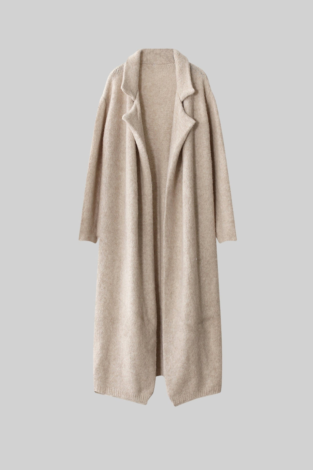 Üç Parçalı Volan Detaylı Triko Takım – Bej