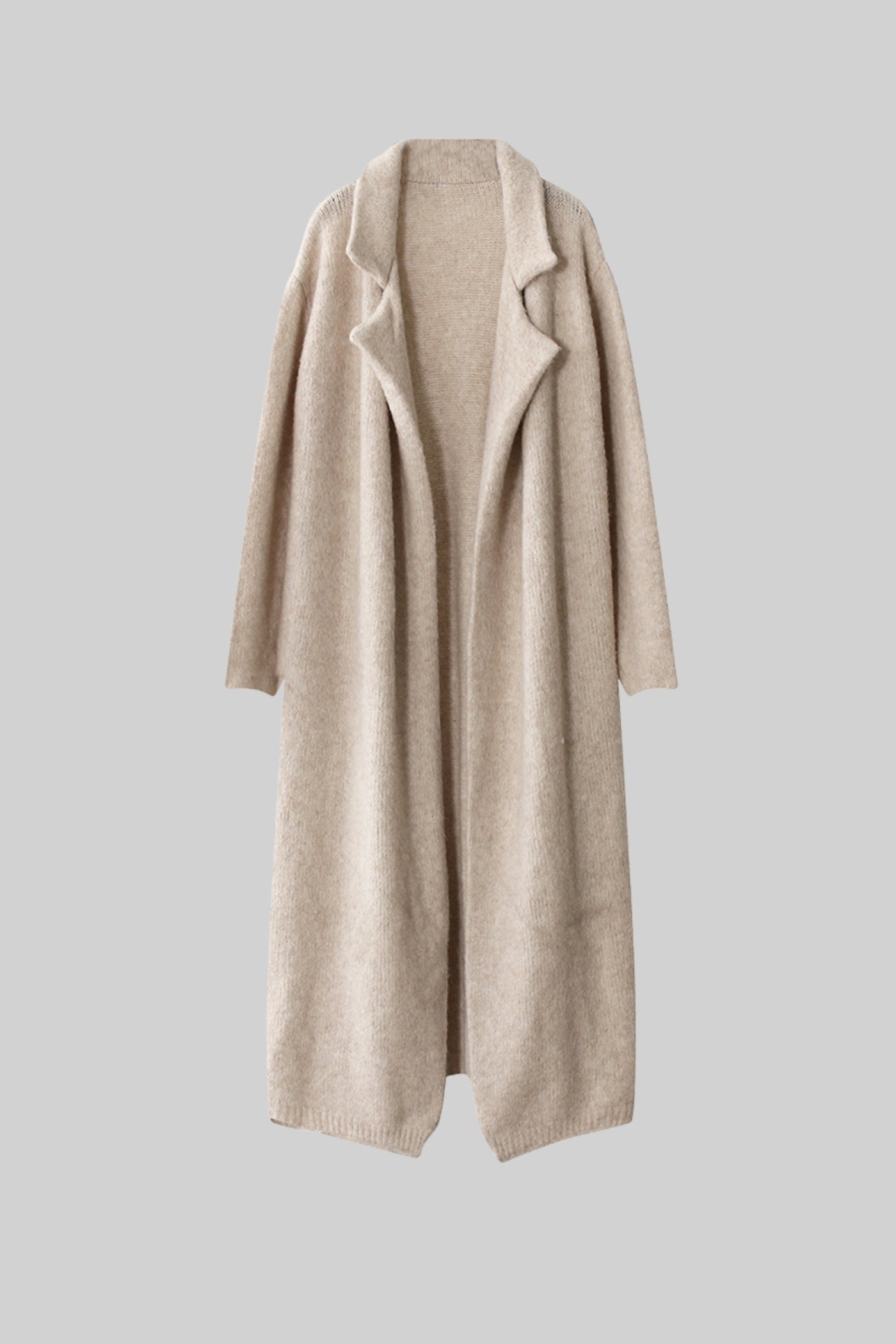 Üç Parçalı Volan Detaylı Triko Takım – Bej