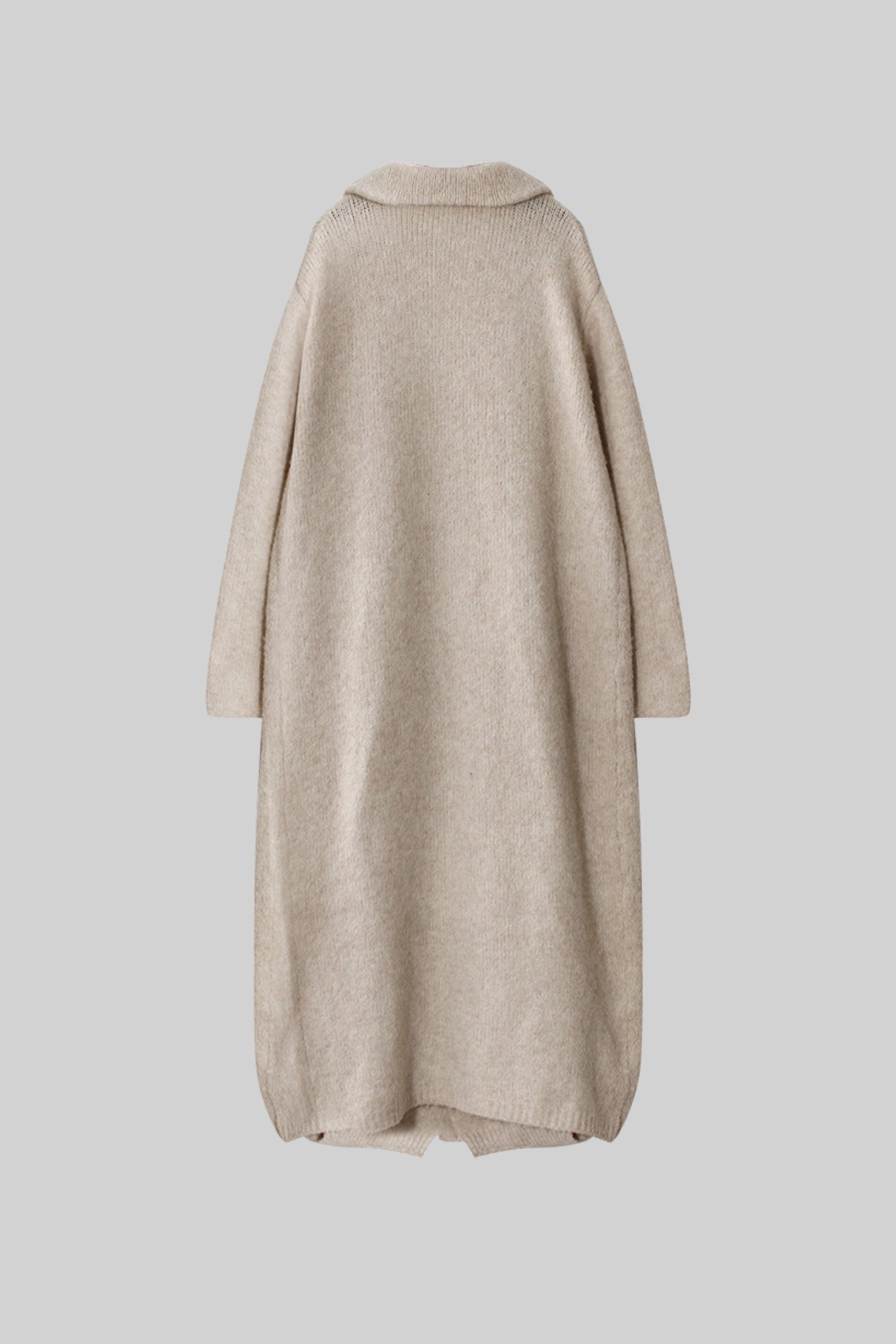 Üç Parçalı Volan Detaylı Triko Takım – Bej