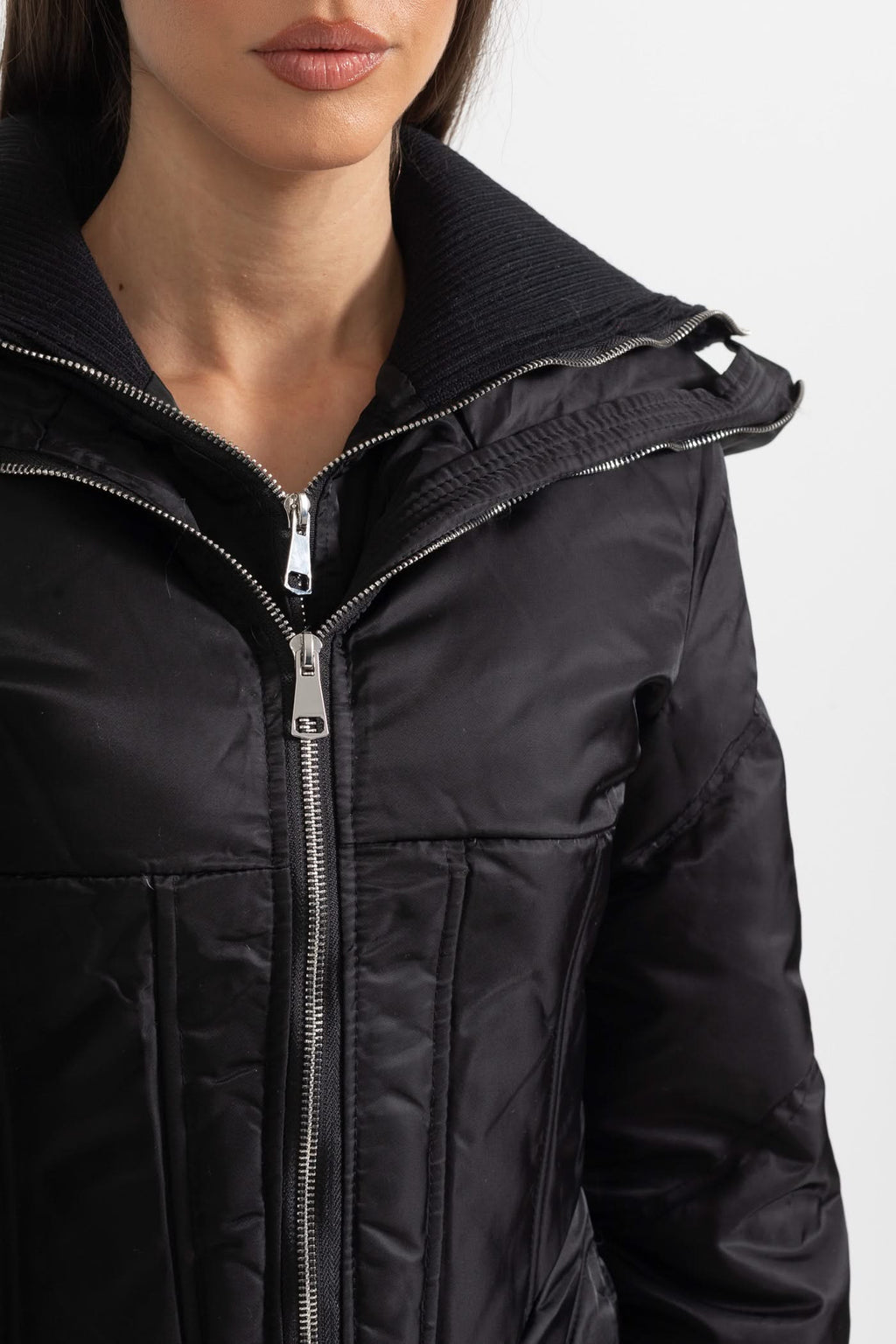 Çift Yakalı Modern Ceket – Siyah