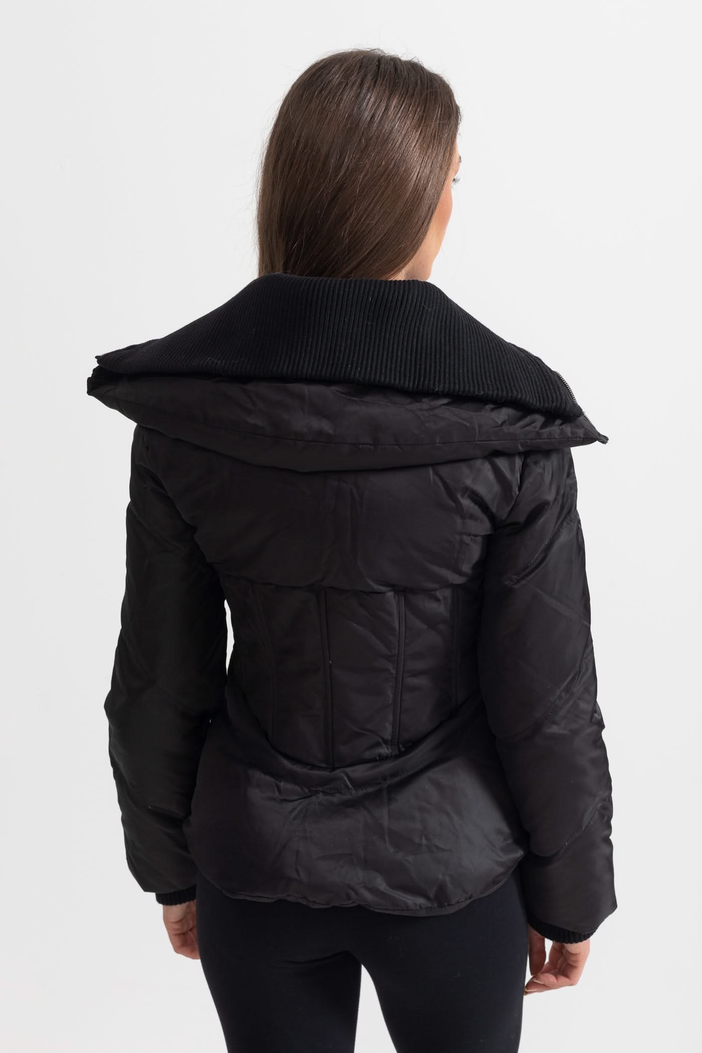 Çift Yakalı Modern Ceket – Siyah